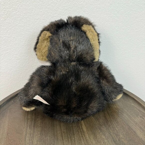 Commonwealth Easter Bunny Rabbit Plush Bow Stuffed Toy Brown Medium - Picture 5 of 10